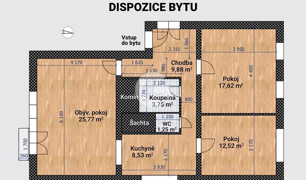 Prodej bytu 3+1 79 m², Zlín – náhled fotky 20