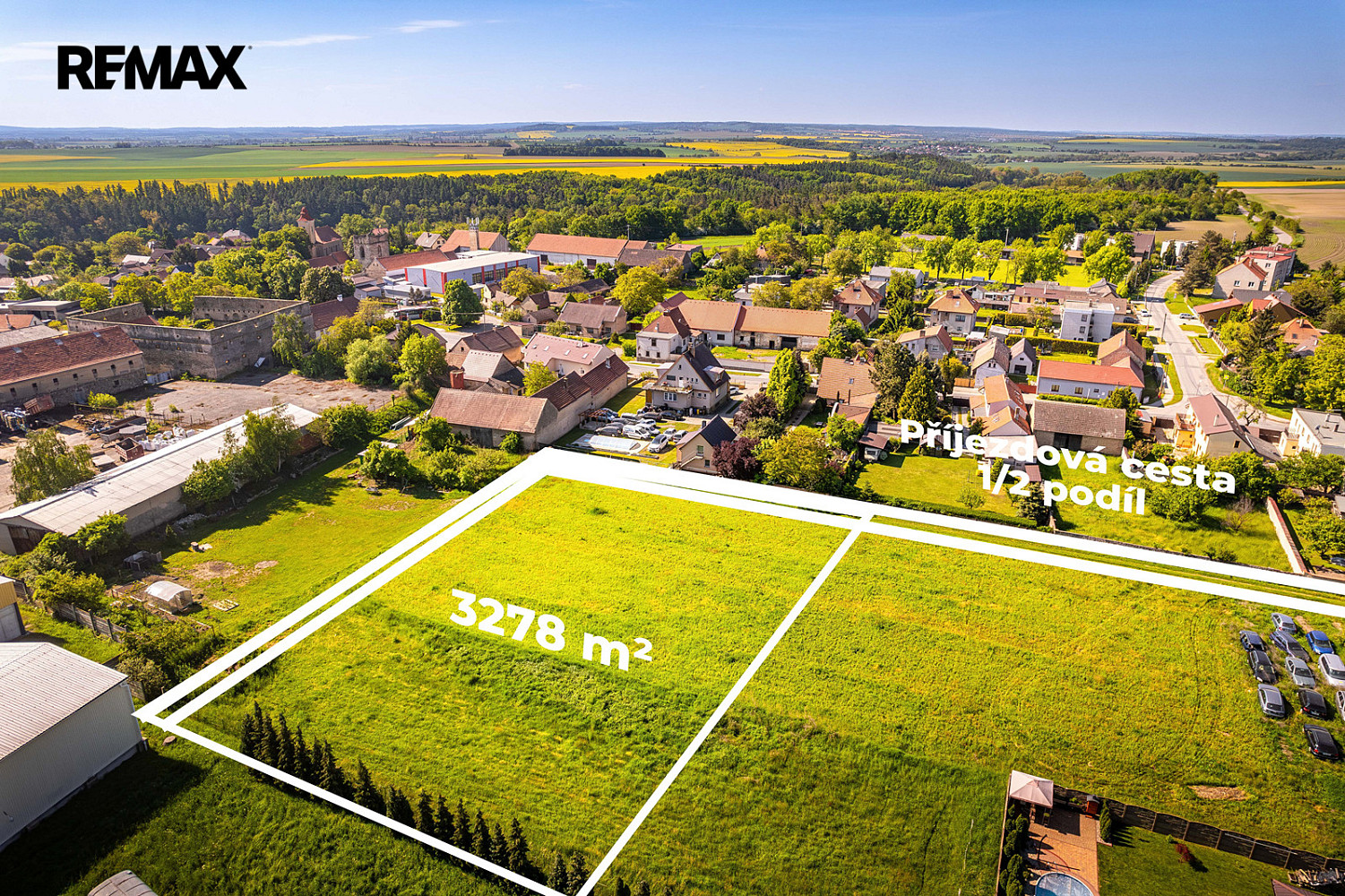 Prodej stavebního pozemku 3 278 m² – fotografie 4
