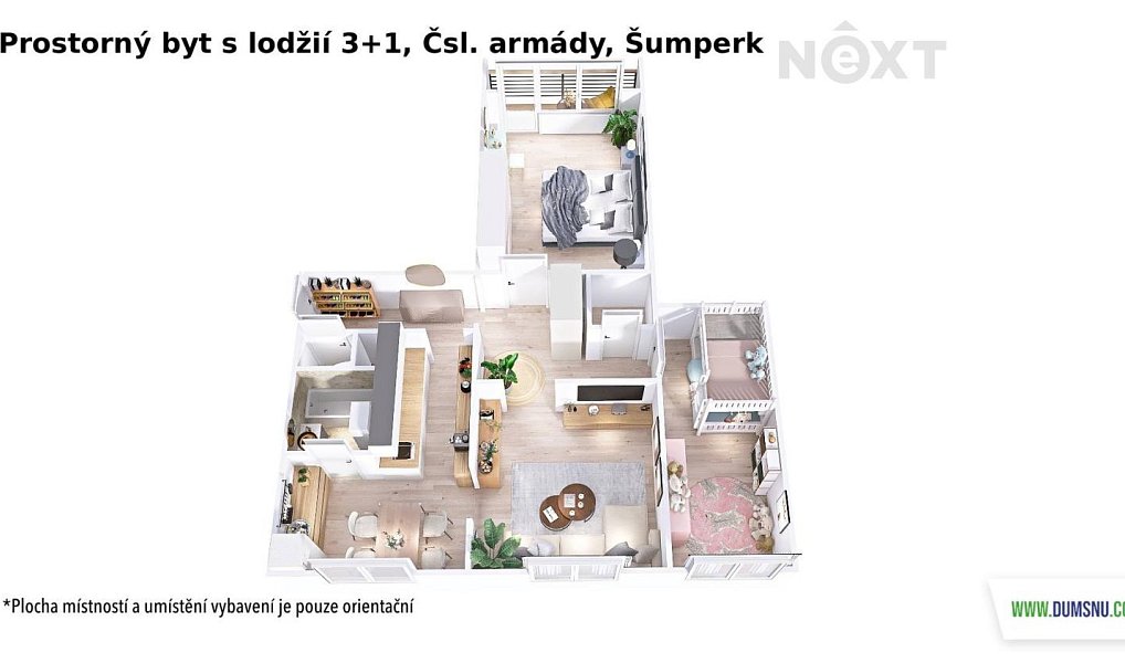 Prodej bytu 3+1 70 m², Šumperk – náhled fotky 14