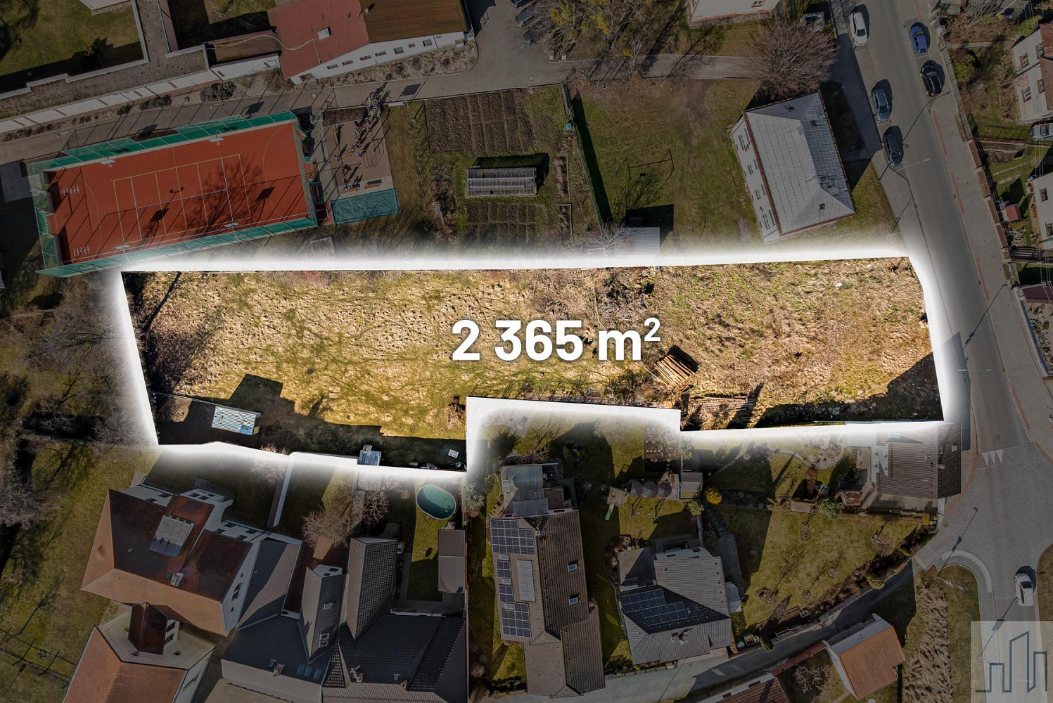 Prodej stavebního pozemku 2 365 m² – fotografie 3