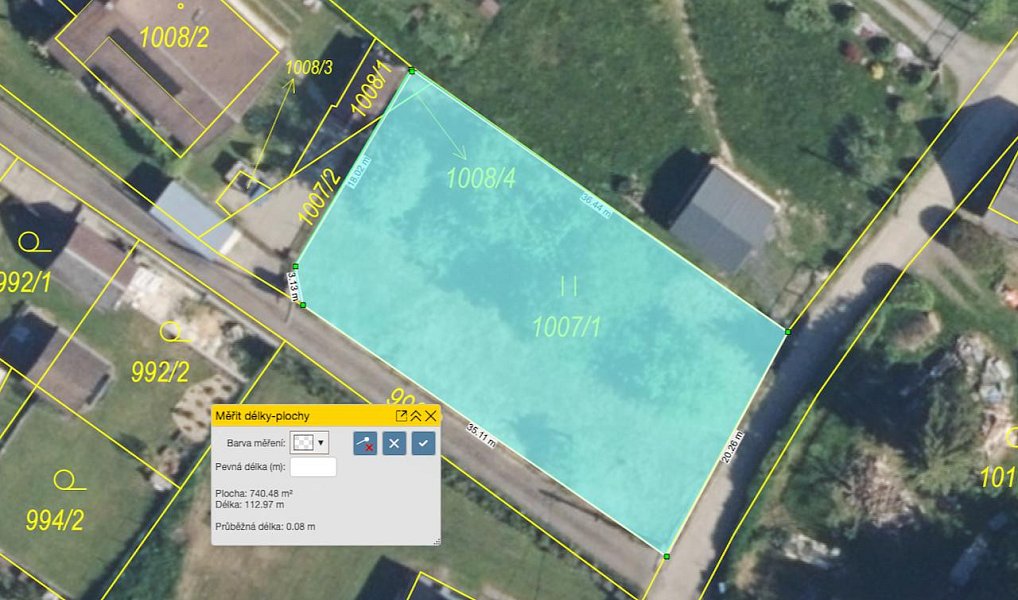 Prodej stavebního pozemku 744 m², Horní Police – náhled fotky 14