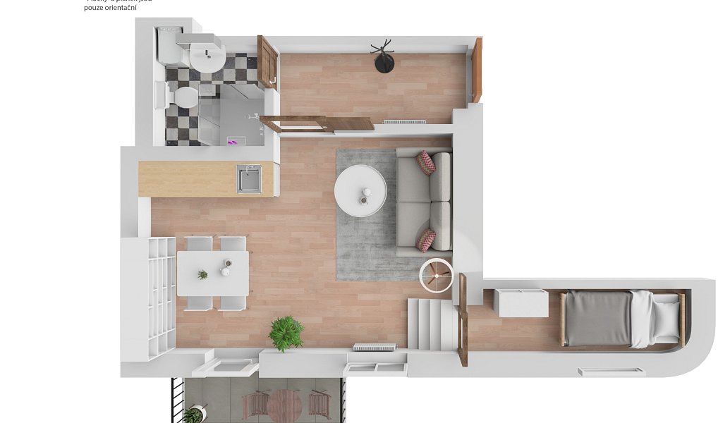 Prodej bytu 1+kk 31 m², Praha – náhled fotky 21