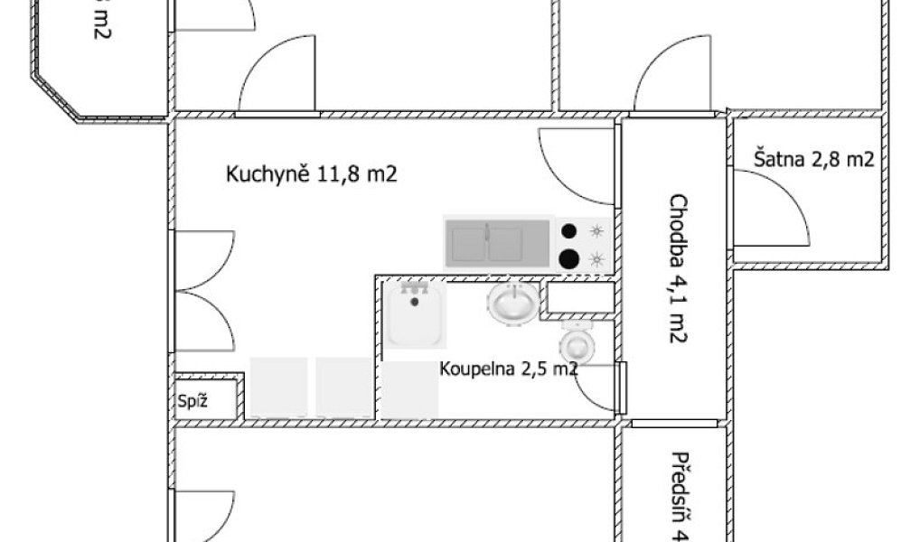 Pronájem bytu 3+1 73 m², Třebíč – náhled fotky 22