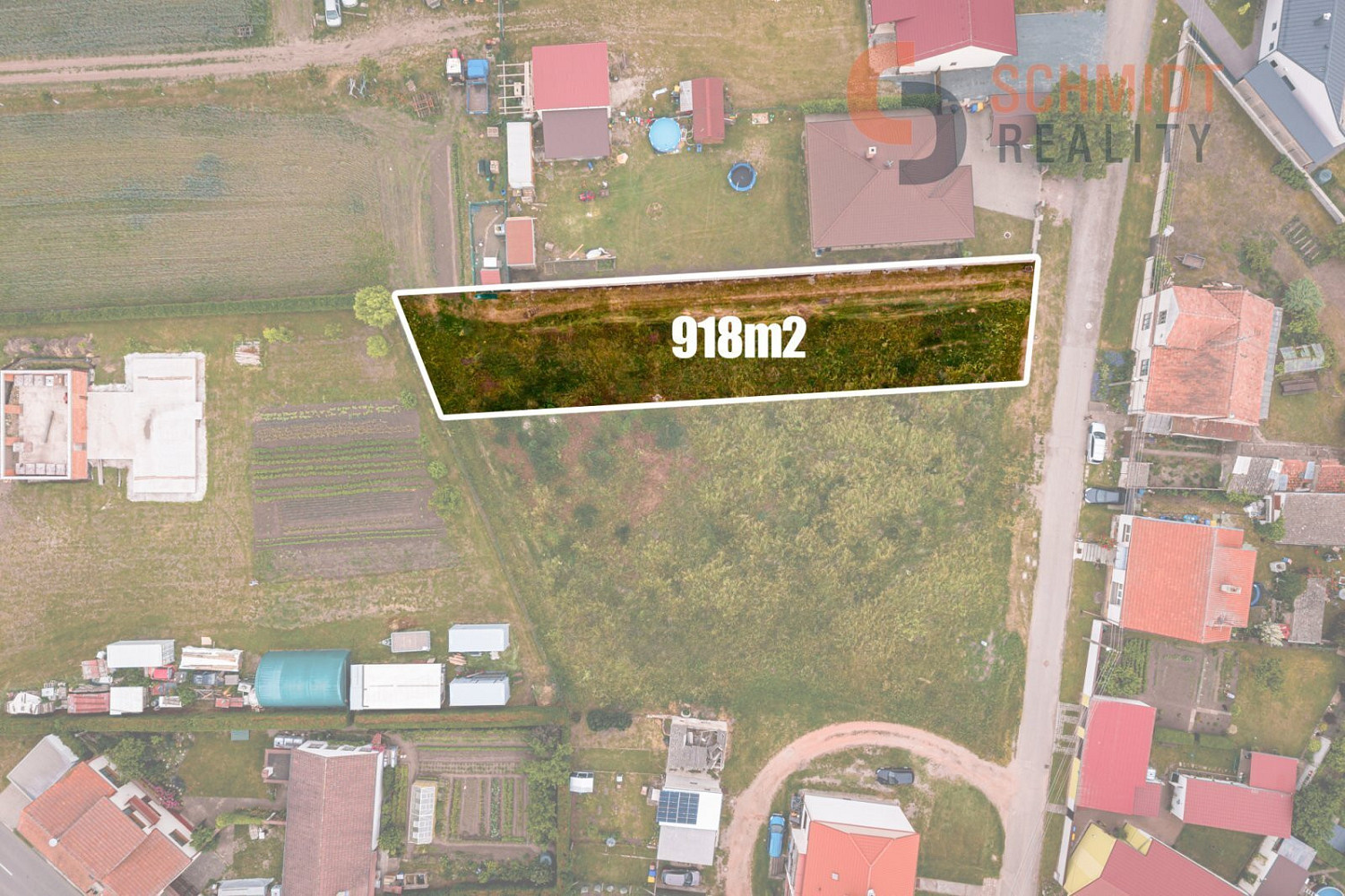 Prodej stavebního pozemku 918 m²