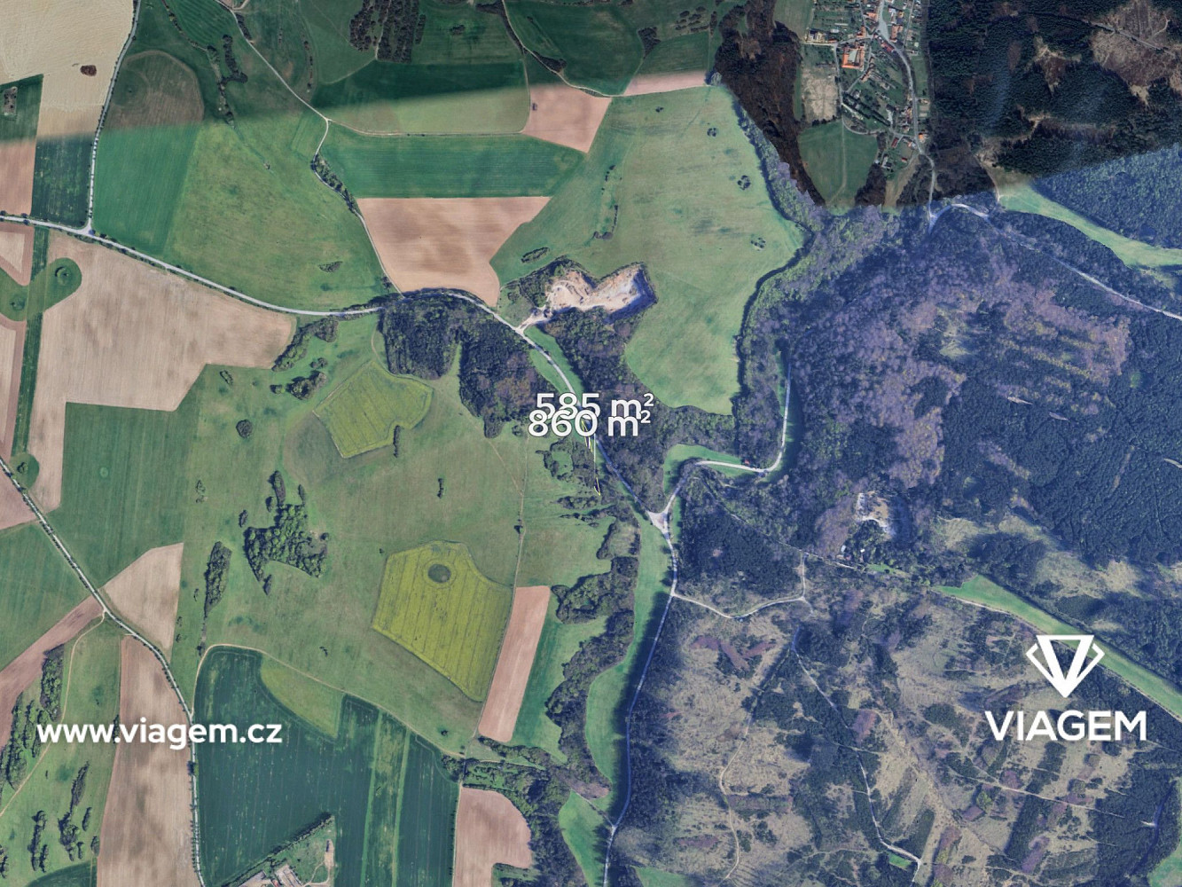 Prodej pole 1 445 m² – fotografie 3