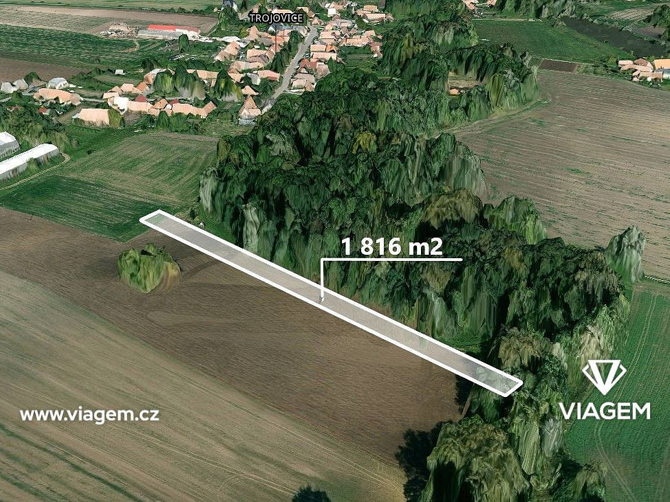 Prodej pole 908 m²