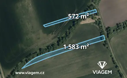 Prodej pole 967 m², Kněždub, okres Hodonín