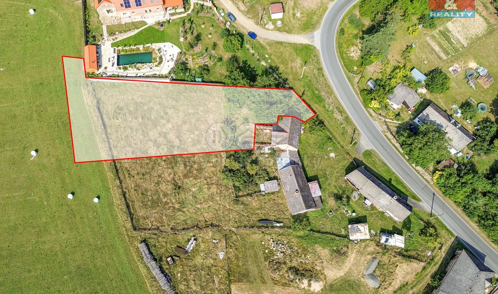 Prodej stavebního pozemku 1 594 m², Lestkov – náhled fotky 2