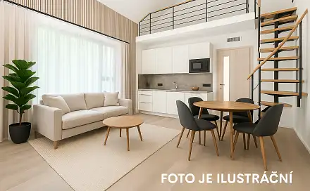 Pronájem bytu 2+kk 37 m², Na Zlíchově, Praha 5 - Hlubočepy