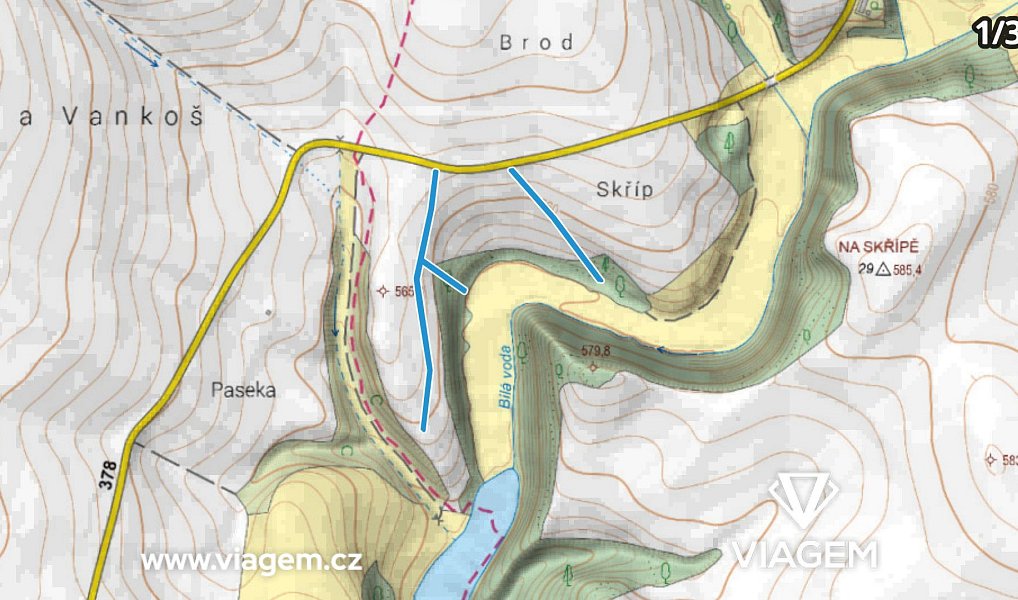 Prodej pole 1 312 m², Otinoves – náhled fotky 3