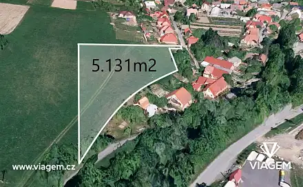 Prodej stavebního pozemku 5 130 m², Kelč, okres Vsetín