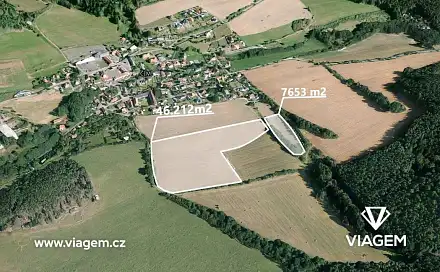 Prodej pole 26 932 m², Čím, okres Příbram