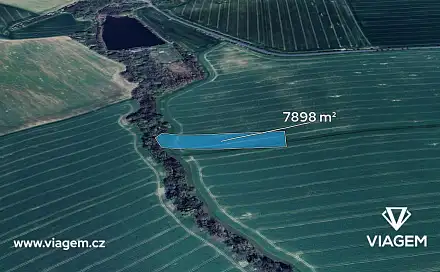 Prodej pole 658 m², Spytihněv, okres Zlín