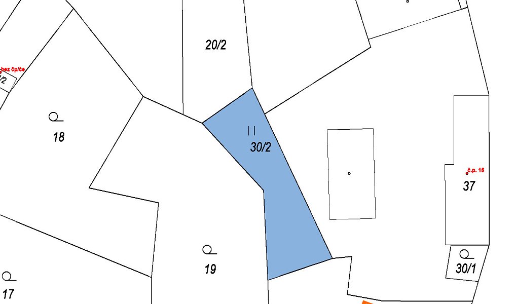 Prodej stavebního pozemku 297 m², Zbizuby – náhled fotky 2