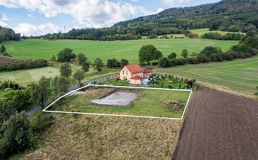 Prodej stavebního pozemku 1 296 m², Chudoslavice - Myštice, okres Litoměřice