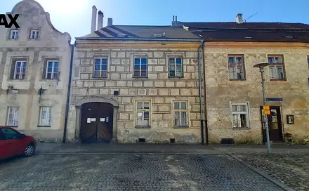Prodej domu 416 m² s pozemkem 445 m², Horní náměstí, Slavonice, okres Jindřichův Hradec