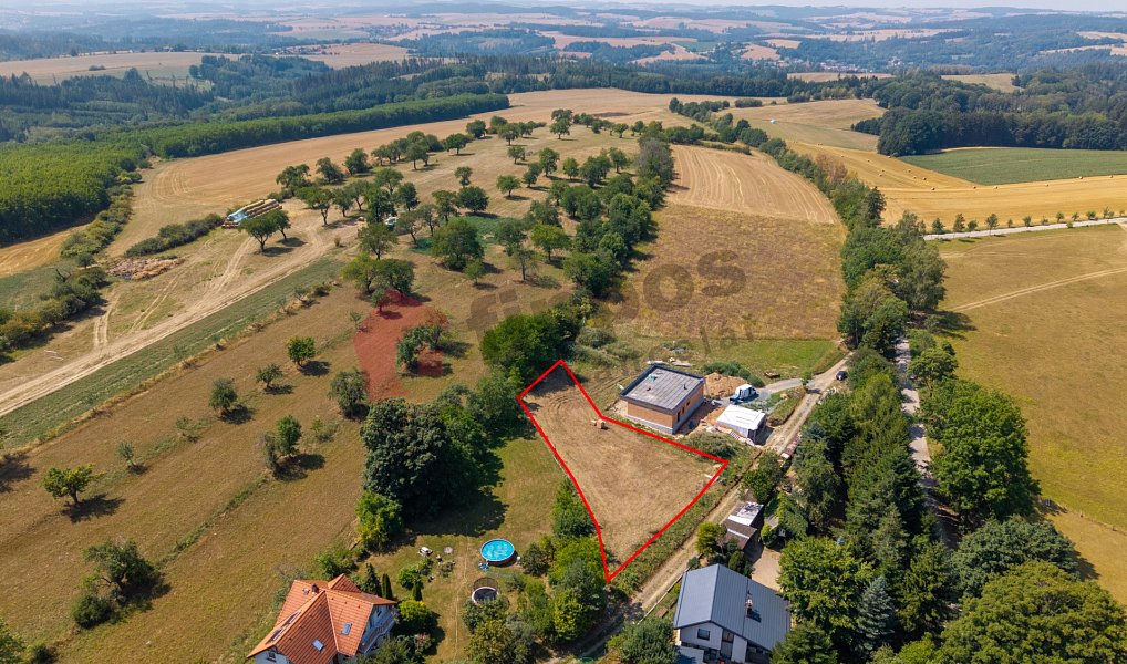 Prodej stavebního pozemku 1 251 m², Psáře – náhled fotky 8