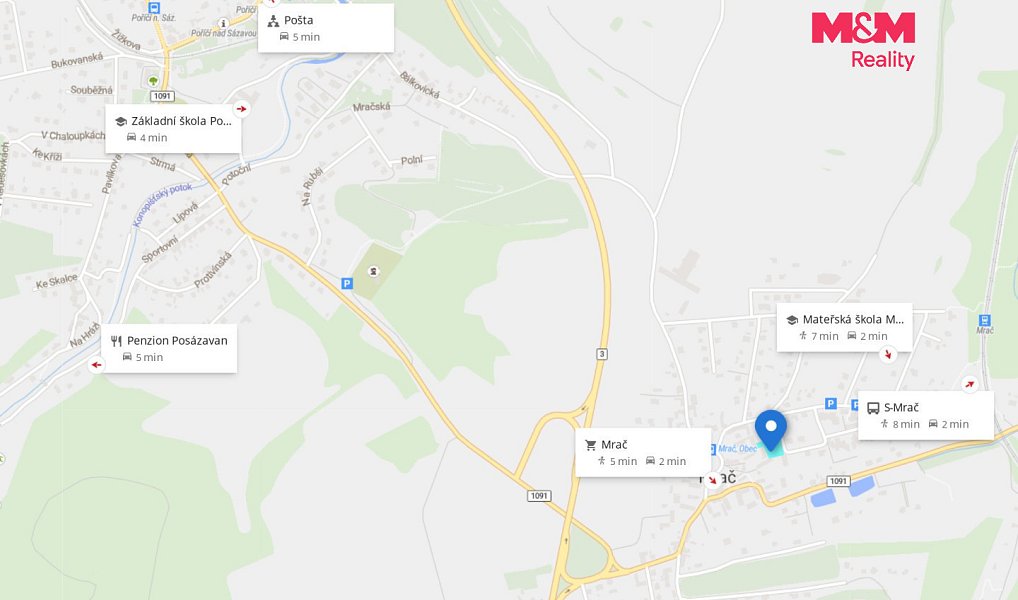 Prodej stavebního pozemku 1 129 m², Mrač – náhled fotky 5