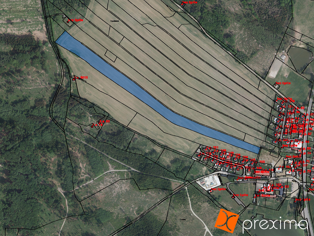 Prodej stavebního pozemku 7 219 m²