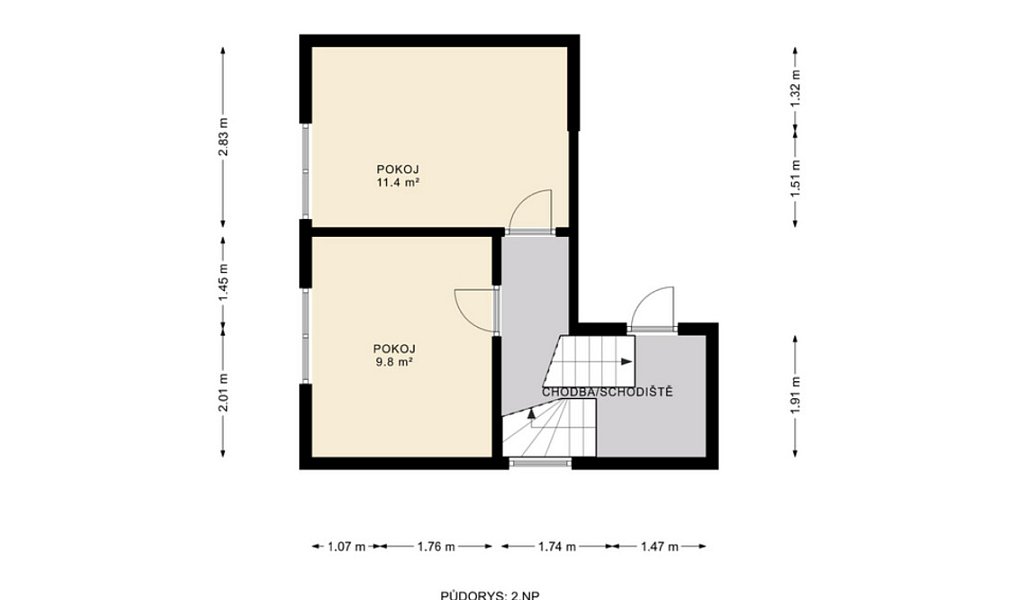 Prodej chaty/chalupy 63 m² s pozemkem 966 m², Bechyně – náhled fotky 4