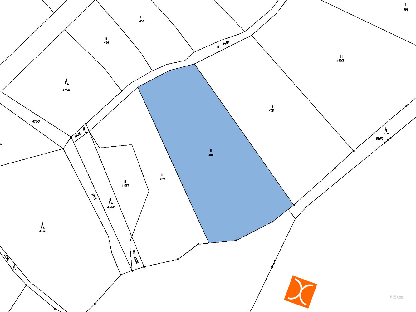 Prodej pozemku 1 547 m² – fotografie 2