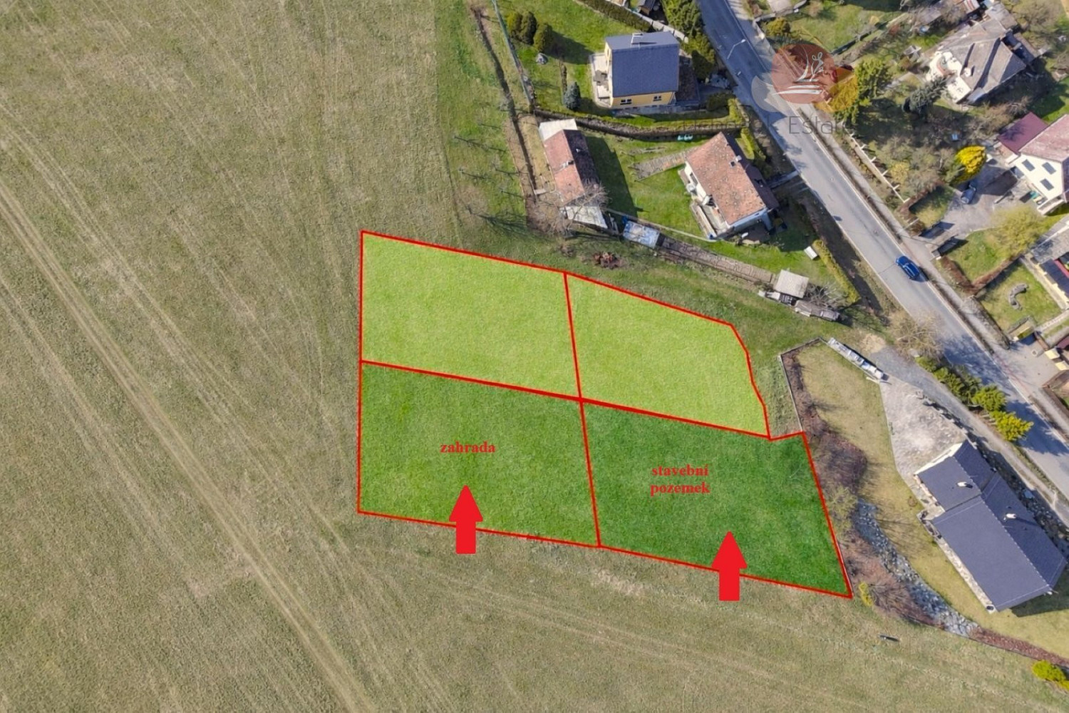 Prodej stavebního pozemku 1 281 m²