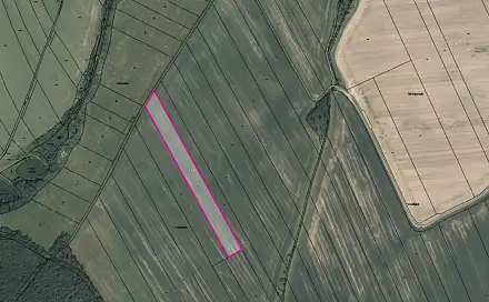 Prodej pole 11 602 m², Podluhy, okres Beroun