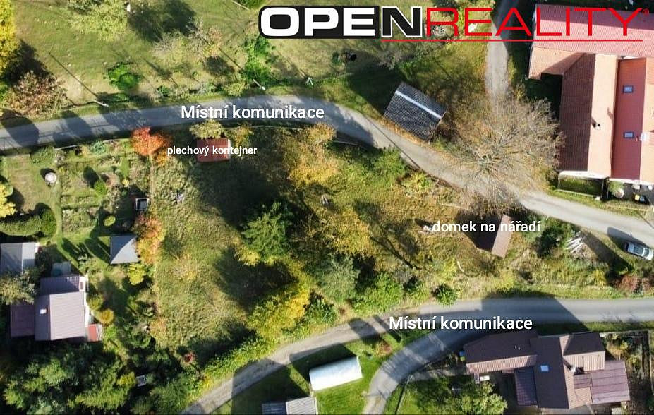 Prodej stavebního pozemku 976 m² – pohled 3