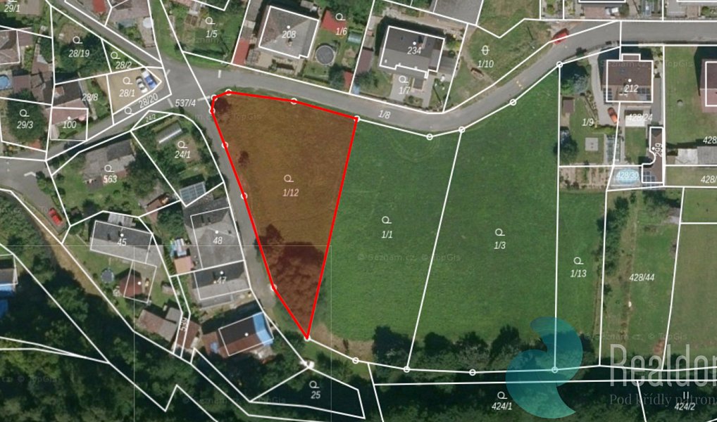 Prodej stavebního pozemku 1 193 m², Lesnice – náhled fotky 3