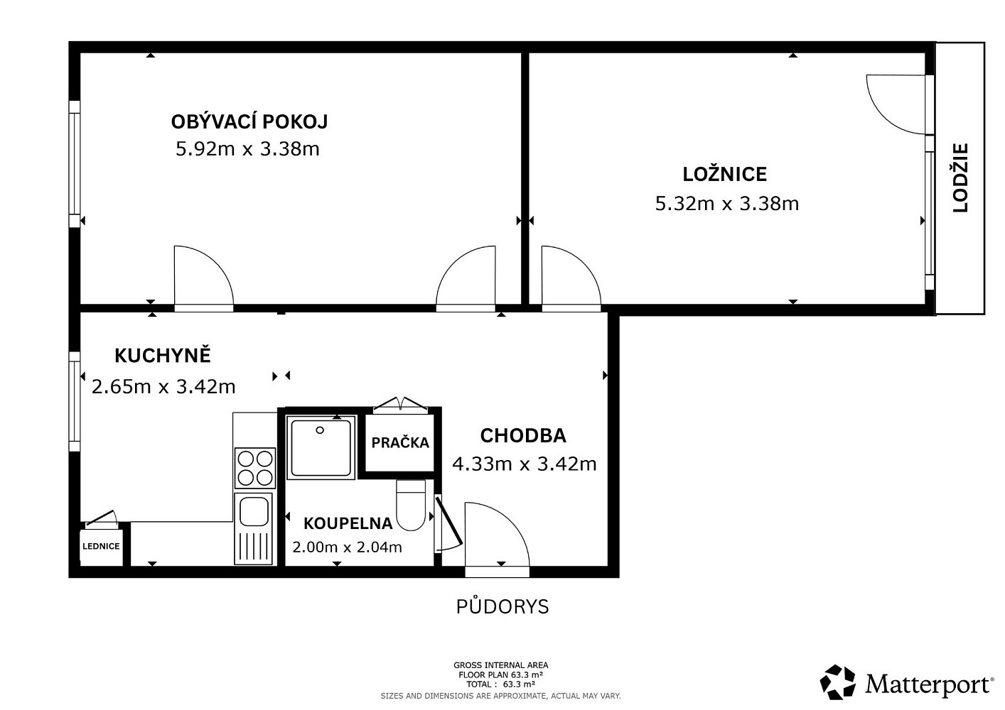 Prodej bytu 2+1 62 m² — photo 4
