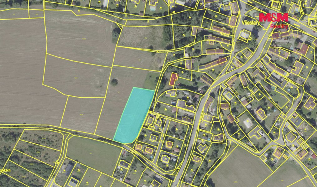 Prodej stavebního pozemku 3 266 m², Všestary – náhled fotky 5