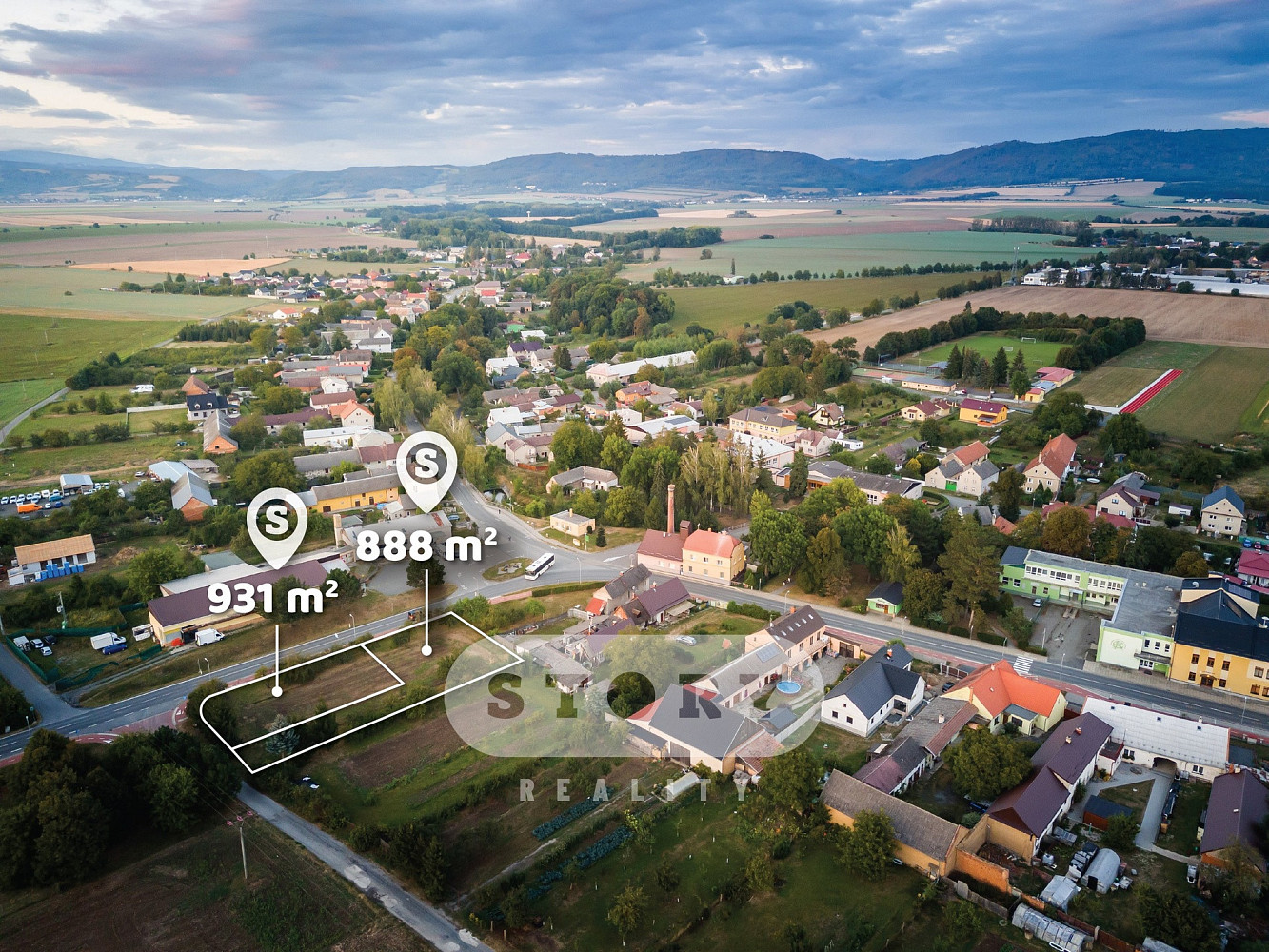 Prodej stavebního pozemku 931 m²
