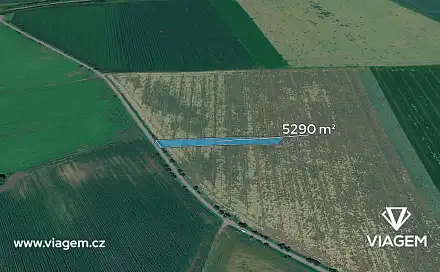 Prodej pole 352 m², Víceměřice, okres Prostějov