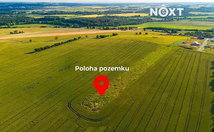 Prodej stavebního pozemku 3 281 m², Chotoviny