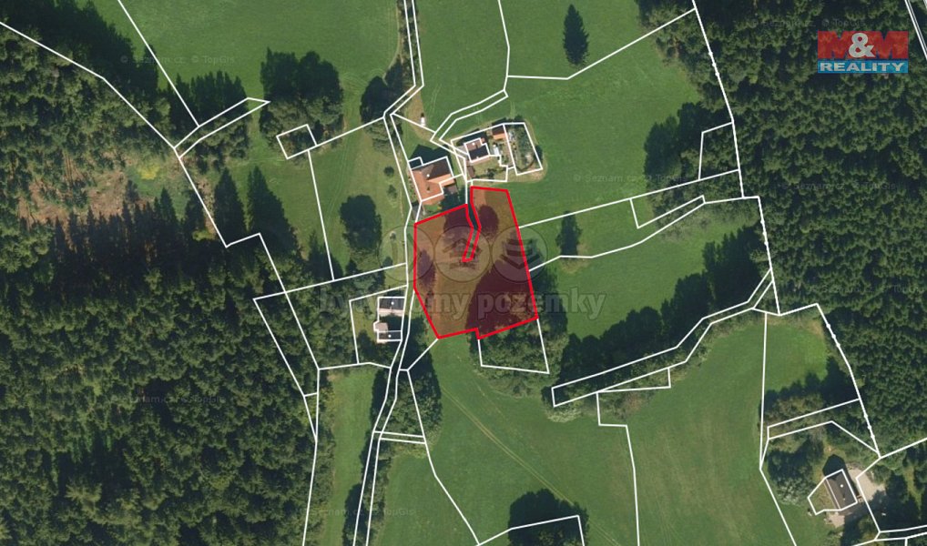Prodej louky 1 301 m², Březiny – náhled fotky 12