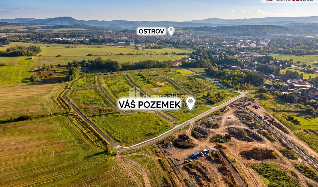Prodej stavebního pozemku 550 m², Ostrov – náhled fotky 8