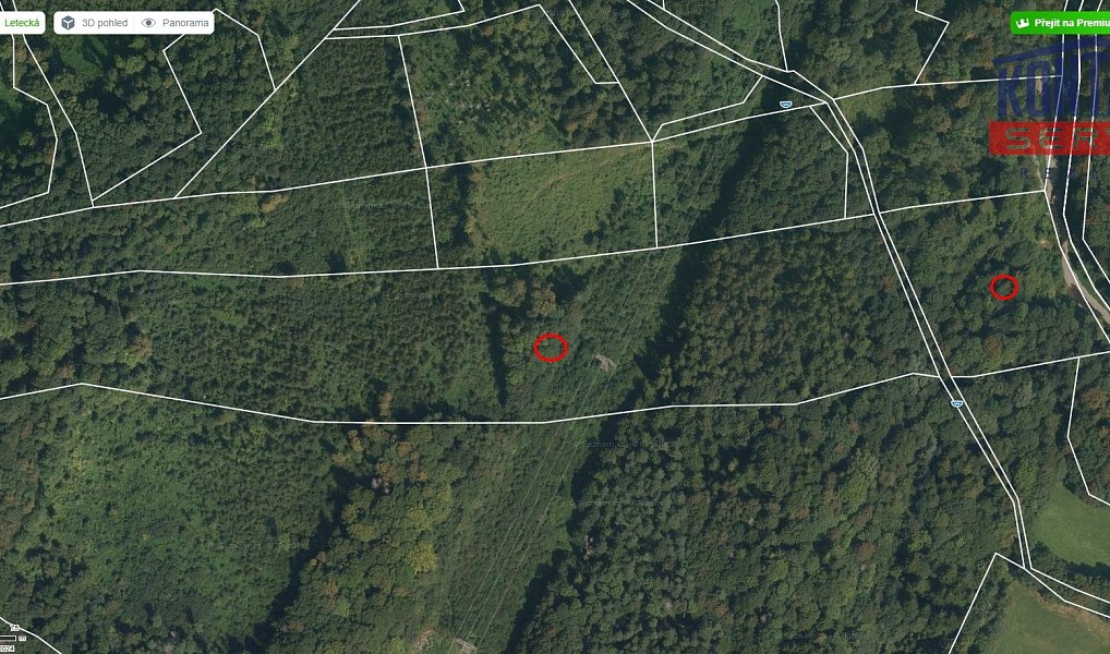 Prodej lesa 48 718 m², Lichnov – náhled fotky 3