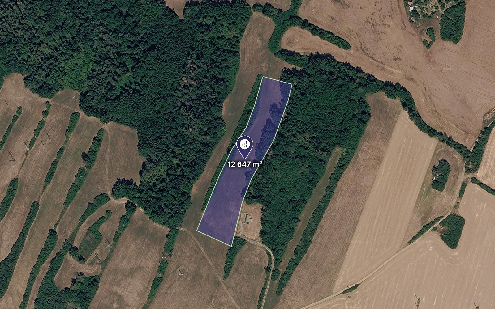 Prodej pole 12 647 m²