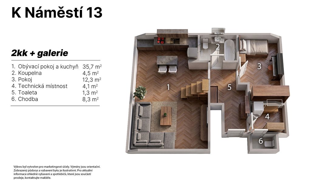 Prodej bytu 3+kk 102 m², Praha – náhled fotky 17