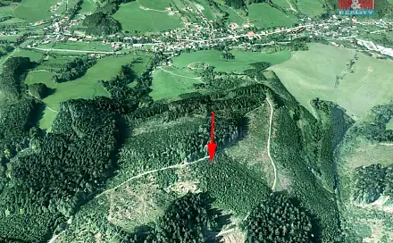 Prodej lesa 8 758 m², Lhota u Vsetína, okres Vsetín