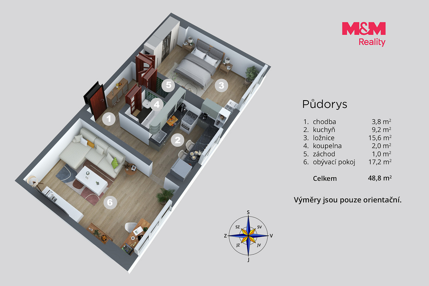 Prodej bytu 2+1 53 m² – fotografie 4
