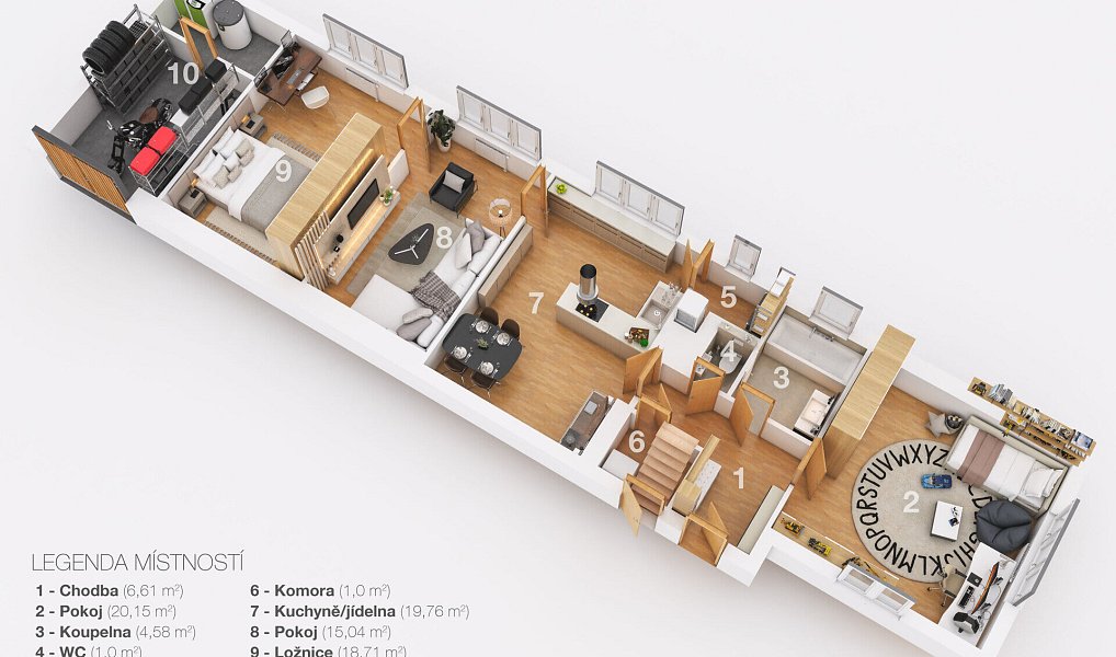 Prodej domu 90 m² s pozemkem 661 m², Uzeničky – náhled fotky 2