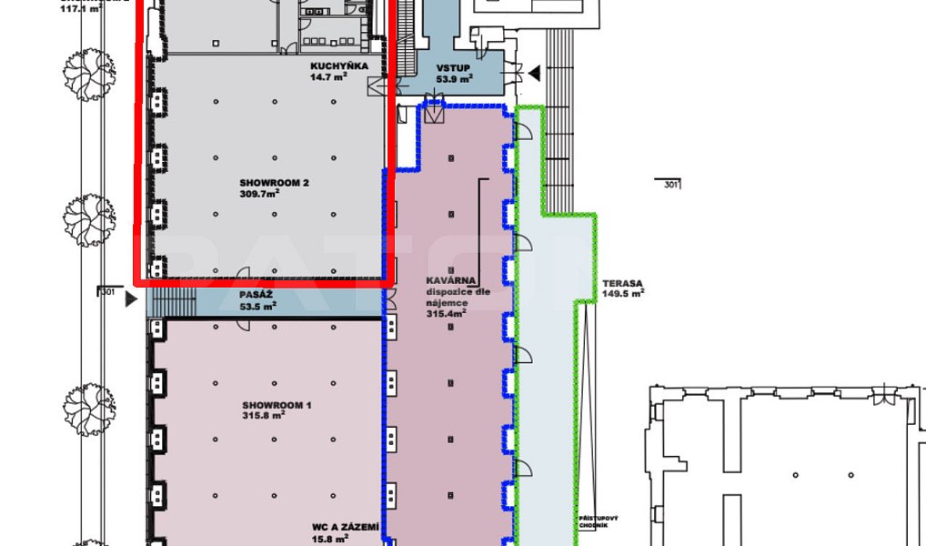 Pronájem obchodních prostor 550 m², Praha – náhled fotky 3