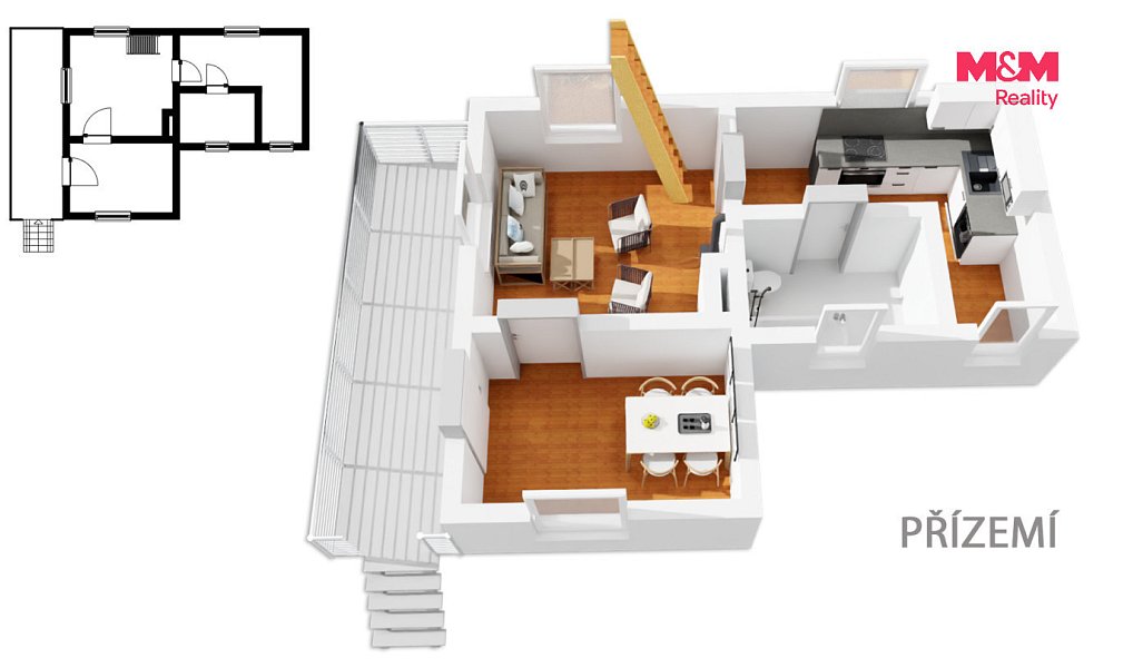 Prodej domu 95 m² s pozemkem 741 m², Bernartice – náhled fotky 24