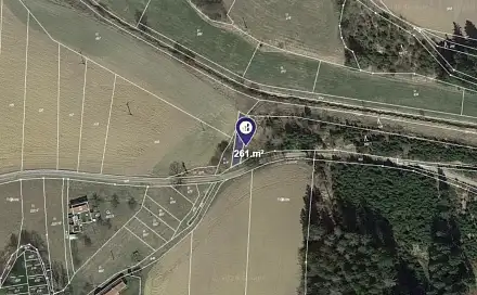 Prodej lesa 261 m², Vodice, okres Tábor