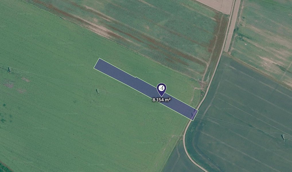 Prodej pole 989 m², Pečky – náhled fotky 2
