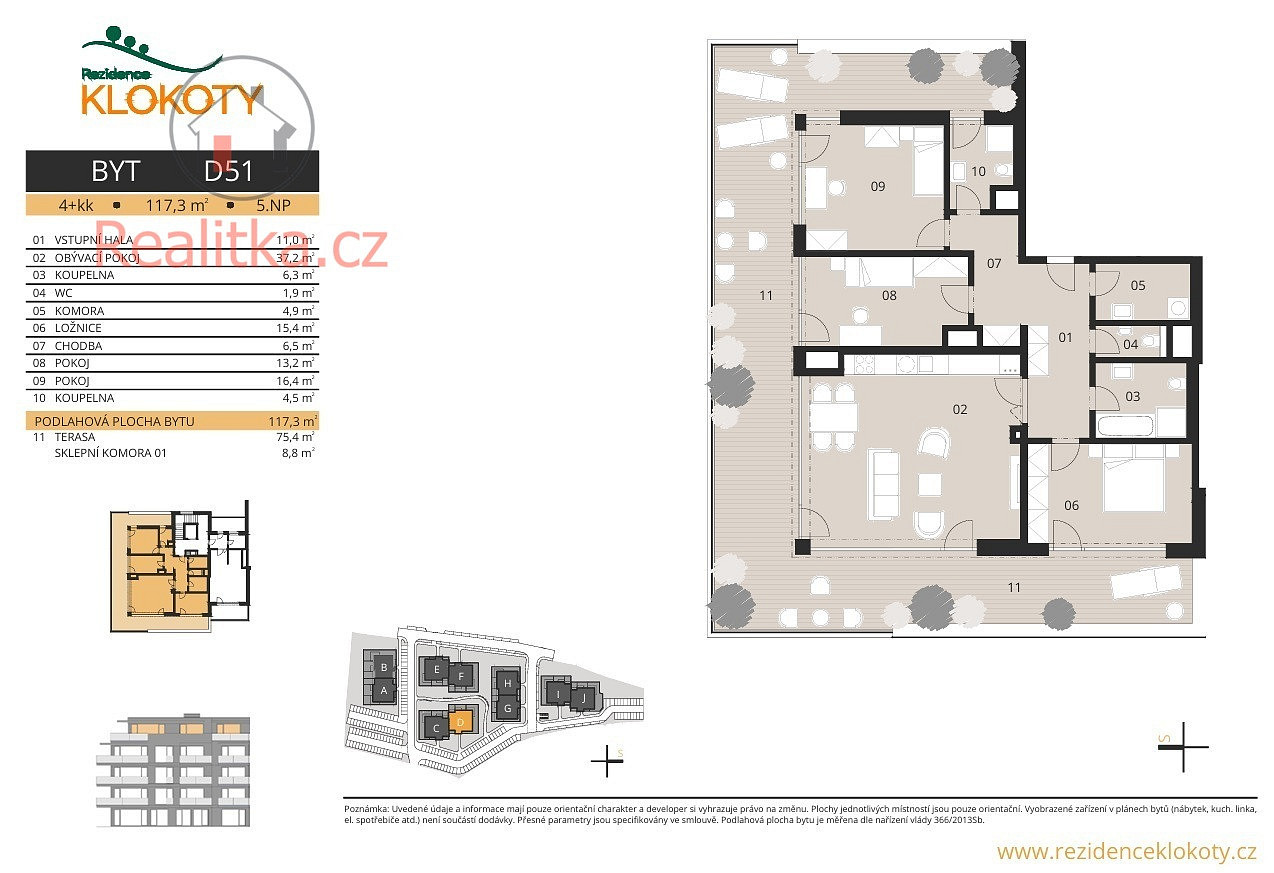 Prodej bytu 4+kk 117 m² – fotografie 4