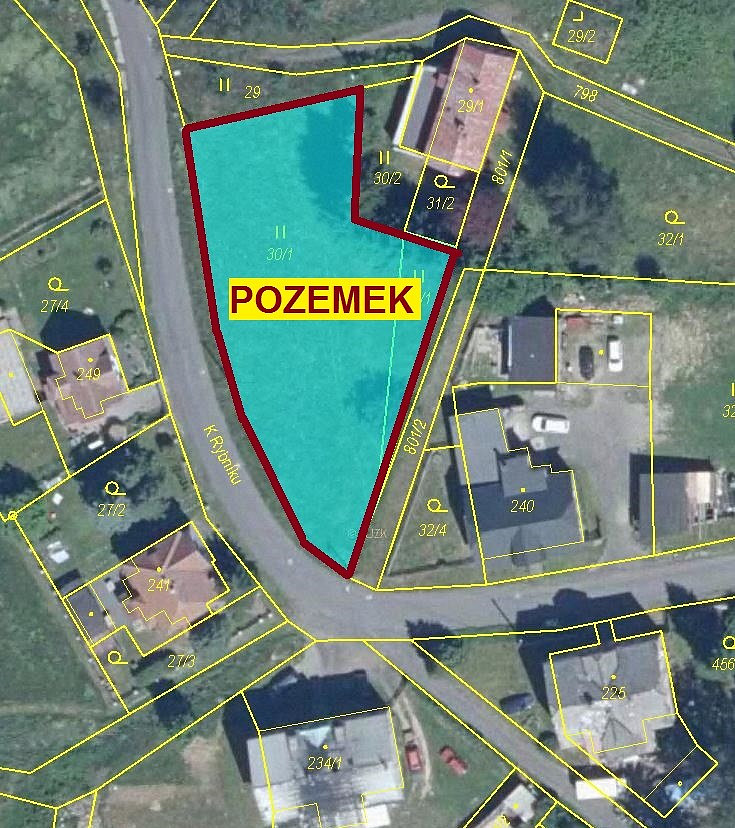 Prodej stavebního pozemku 1 224 m² – fotografie 2