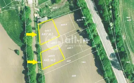 Prodej stavebního pozemku 441 m², Slunečná, Vyškov - Křečkovice