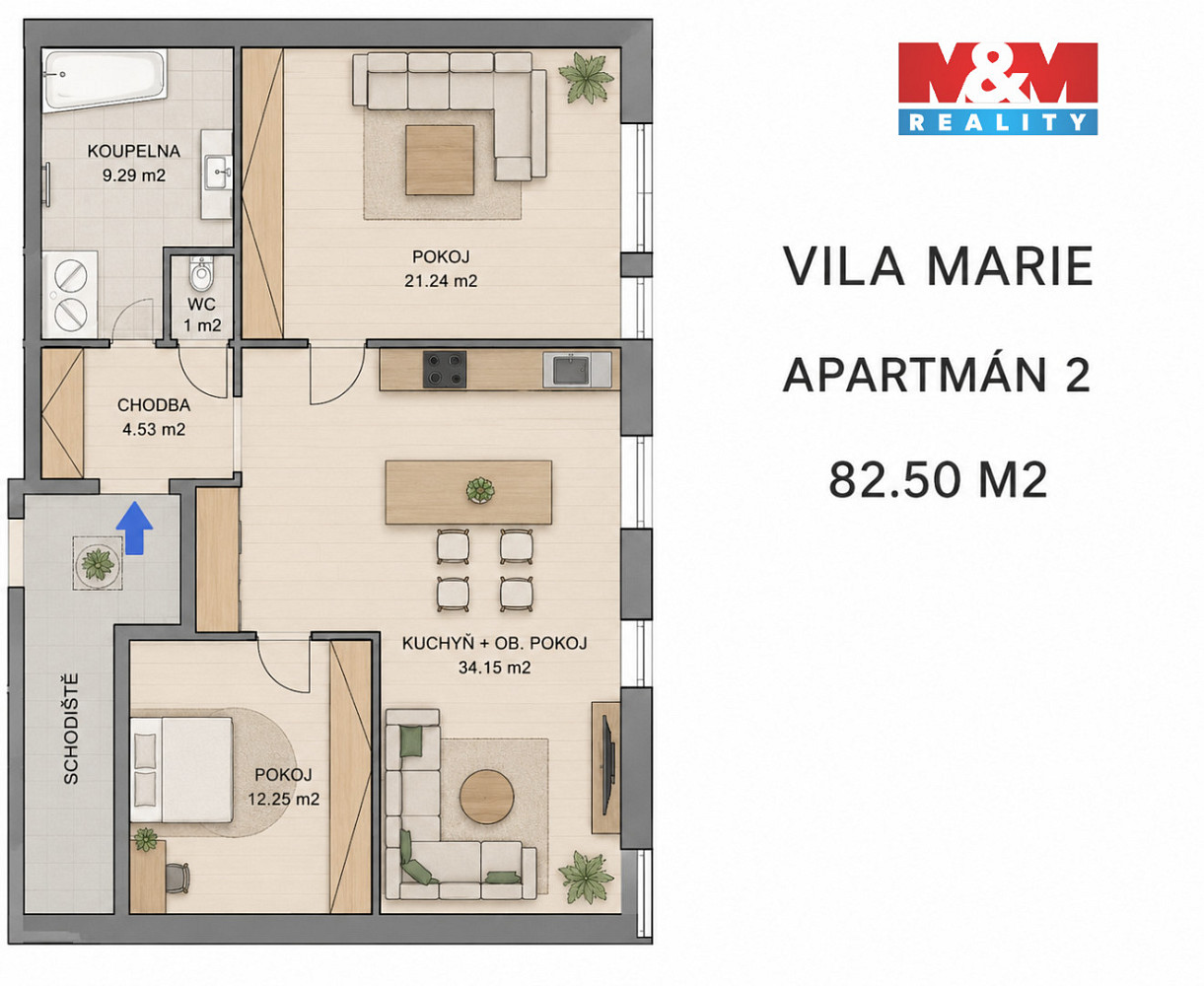 Prodej bytu 3+kk 88 m² – fotografie 4